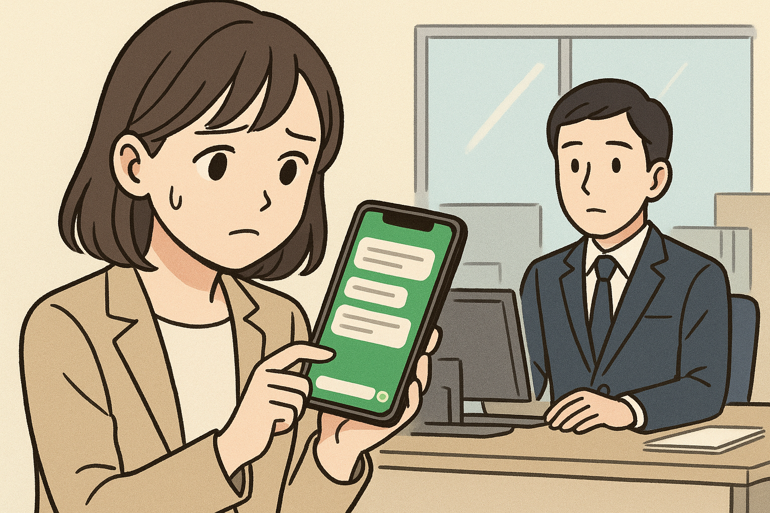 忌引き連絡はLINEで職場に送って大丈夫？そのまま使える例文集