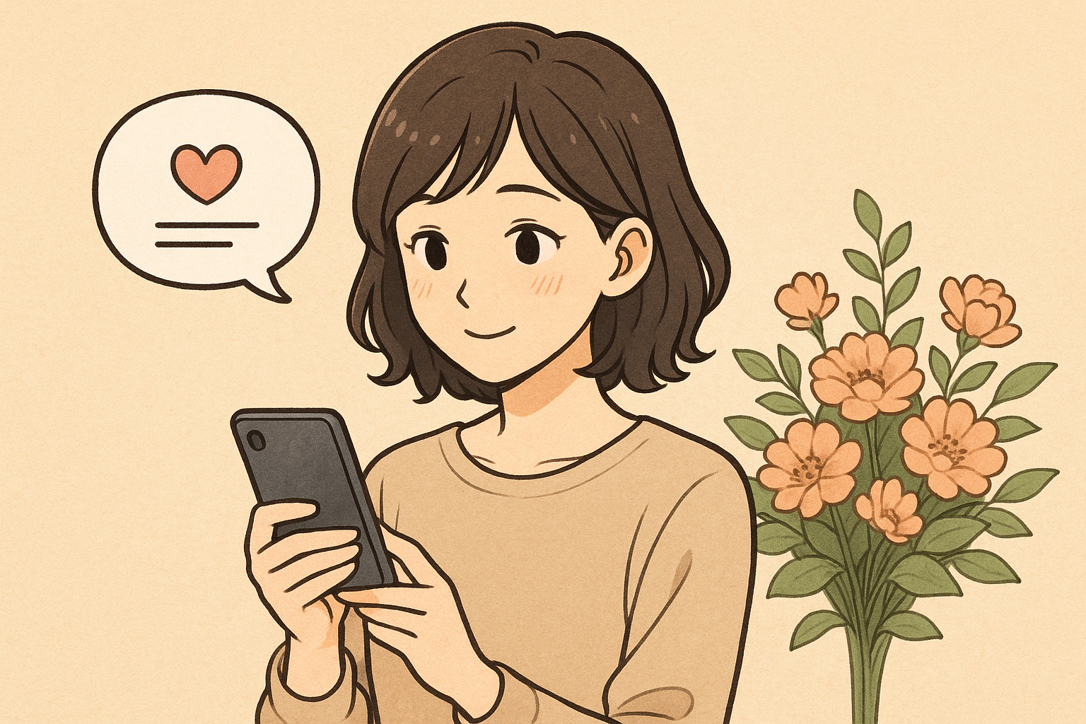 好きな人への誕生日LINE例文は重くない方がいい？自然に伝わる短文集