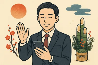 年始の挨拶LINE例文｜上司に丁寧に送れる文面集（基本・返信・短文）
