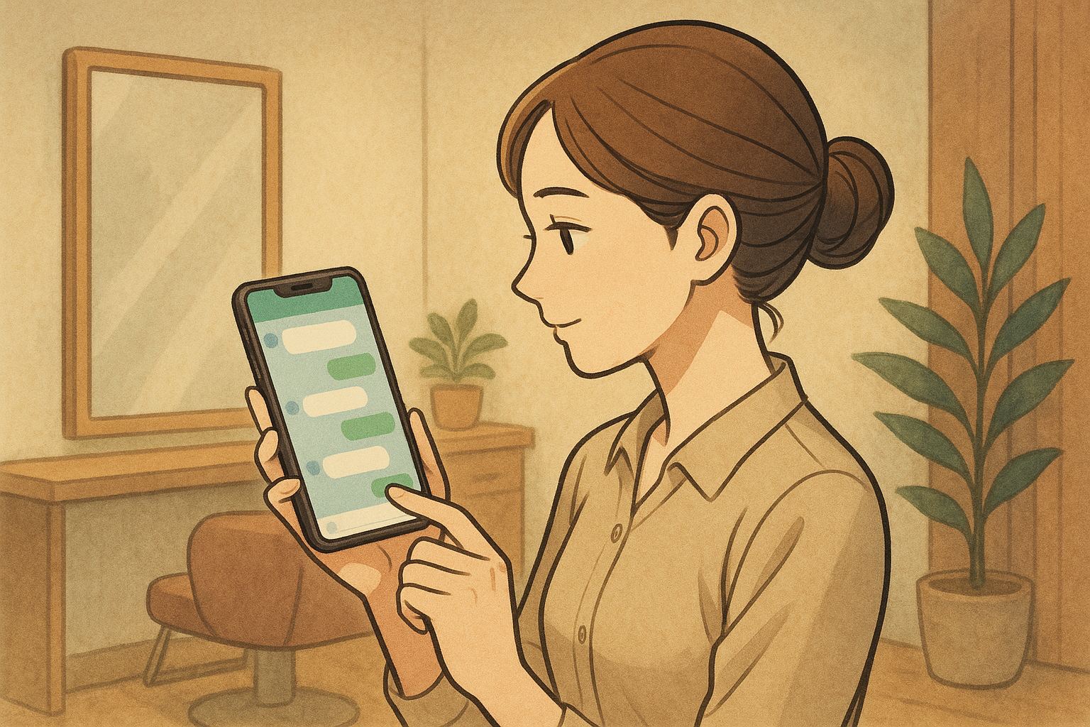 予約変更LINE例文（丁寧）｜美容院・サロンで失礼になりにくい文面と使い分け