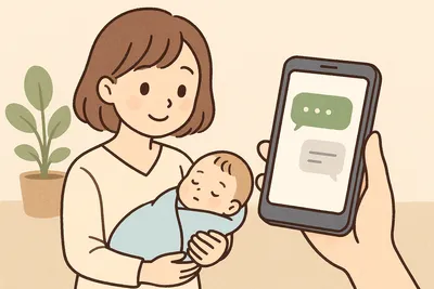 出産報告LINEの例文集｜相手別の使い分けと失礼になりにくい書き方