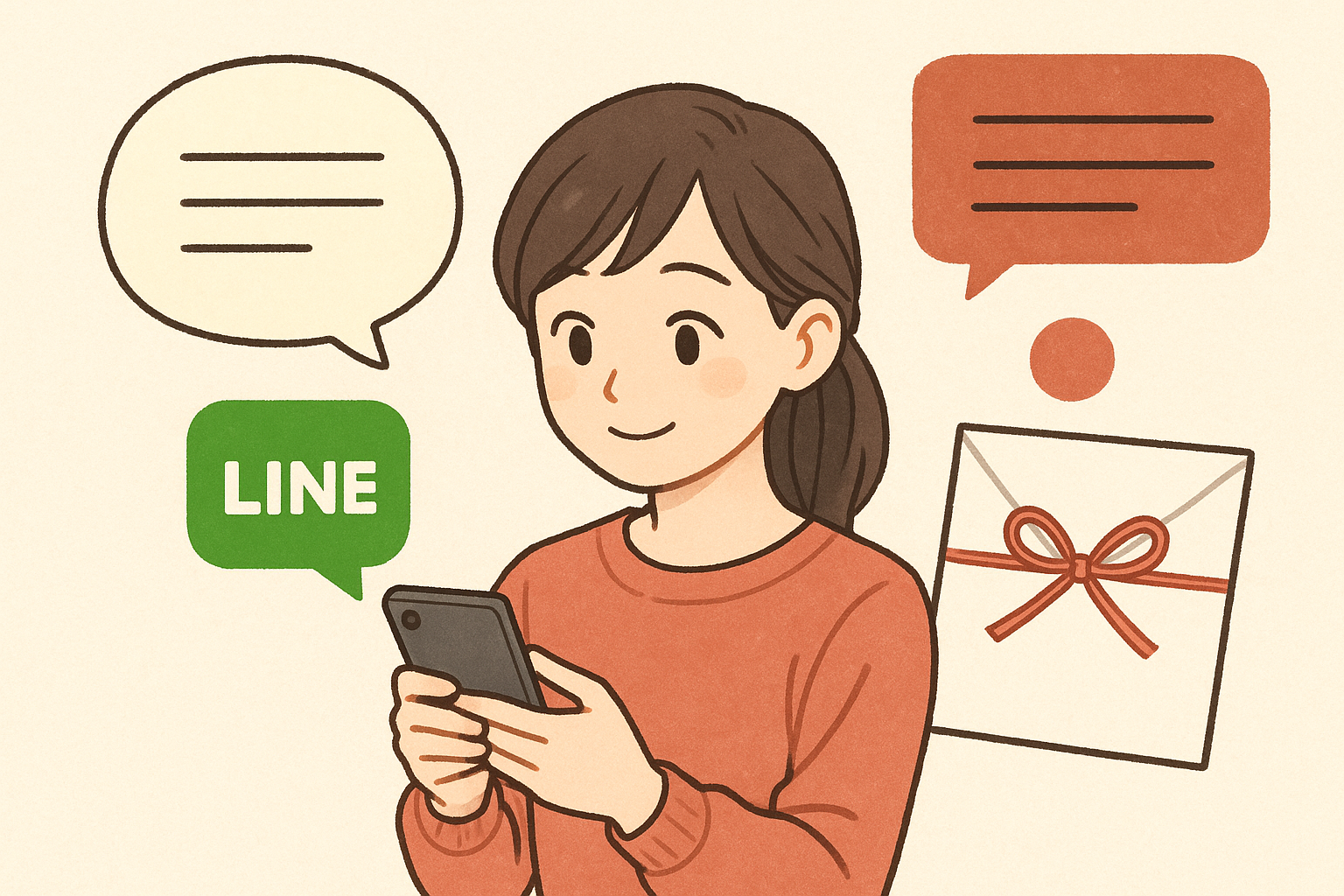 あけおめLINEの返事例文まとめ｜相手別に失礼になりにくい返し方と選び方