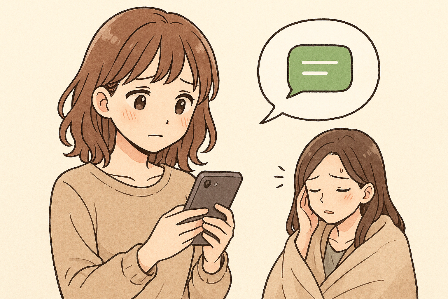 好きな人の体調を気遣うLINE例文集｜重くならない送り方と相手別の使い分け