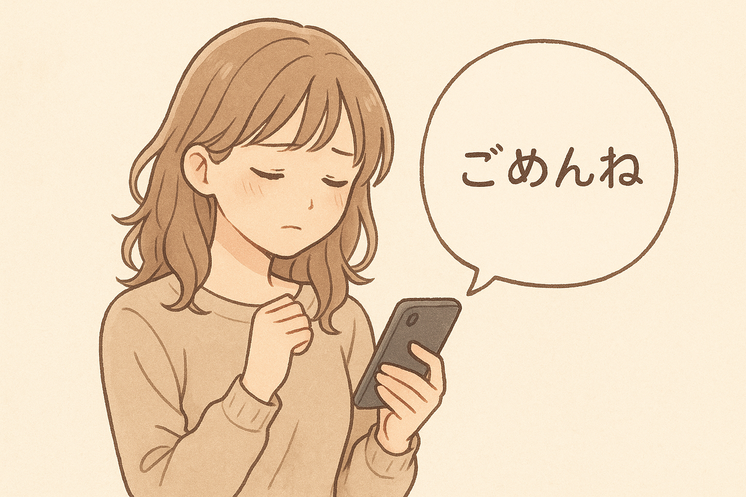 好きな人に送るやわらかい謝り方LINE例文集｜失礼になりにくい短文・丁寧の使い分け