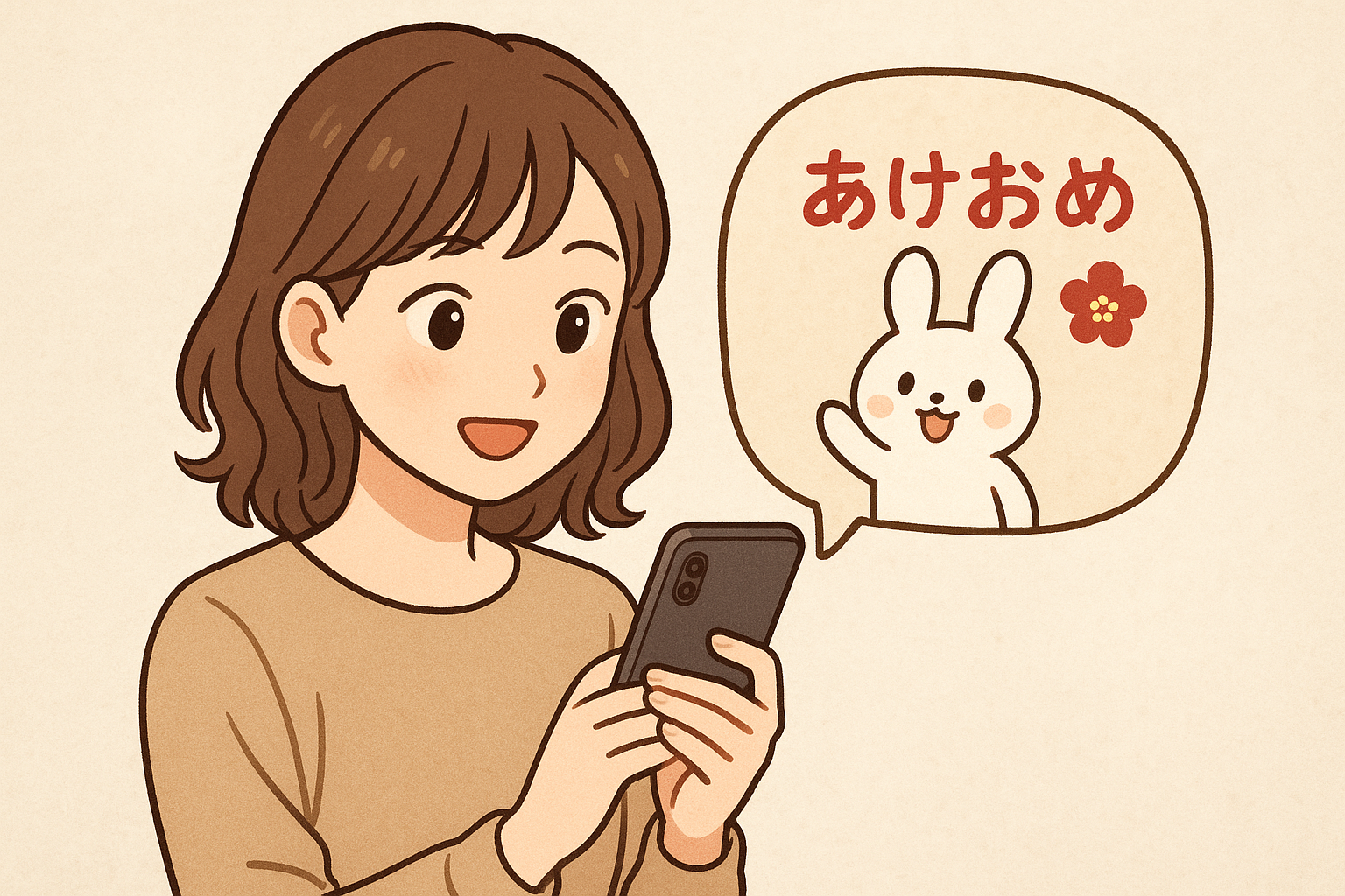 久しぶりの友達に送る「あけおめ」LINE例文集｜気まずくならない書き方と選び方