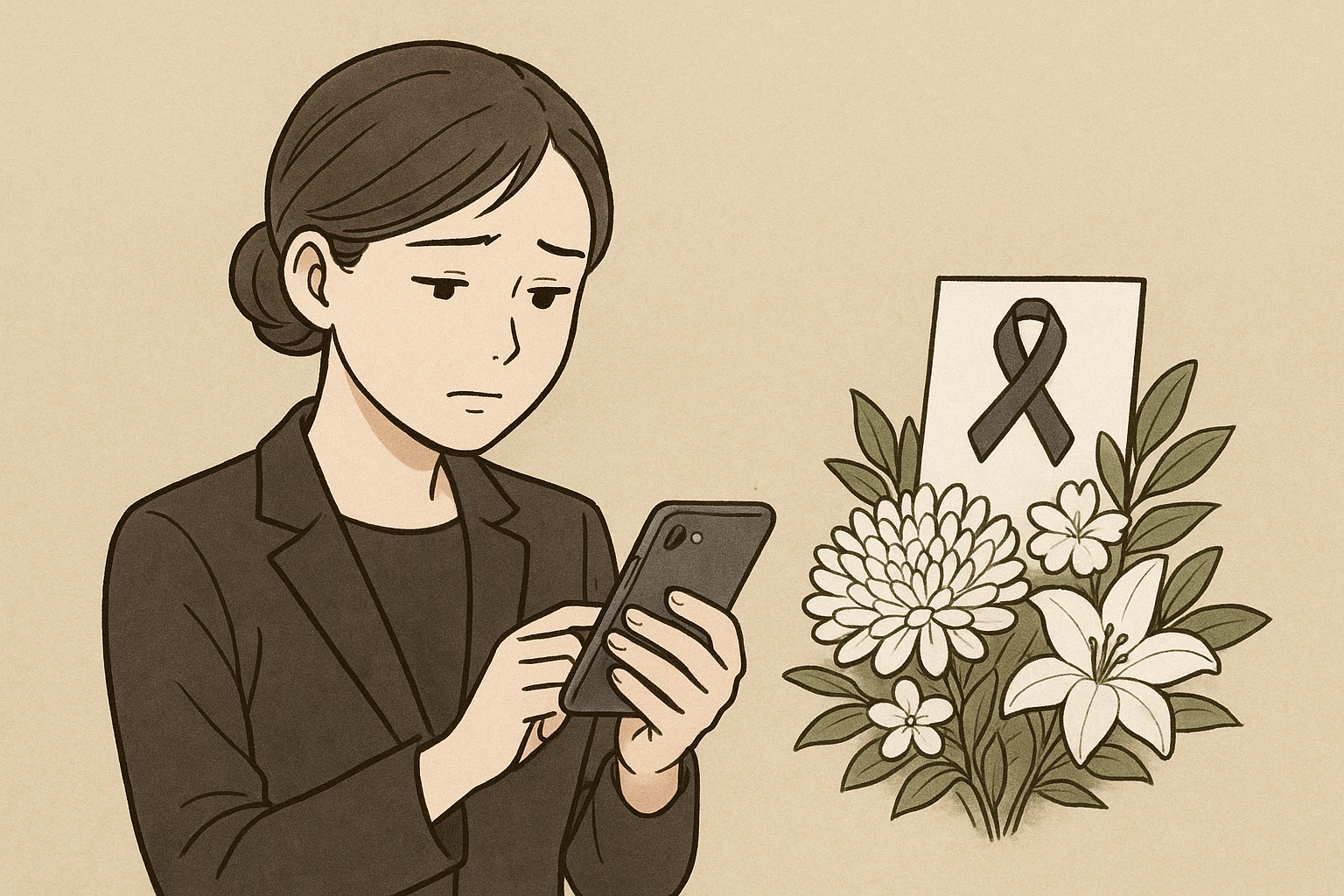 お悔やみLINE例文｜そのまま使える短文テンプレと相手別の使い分け