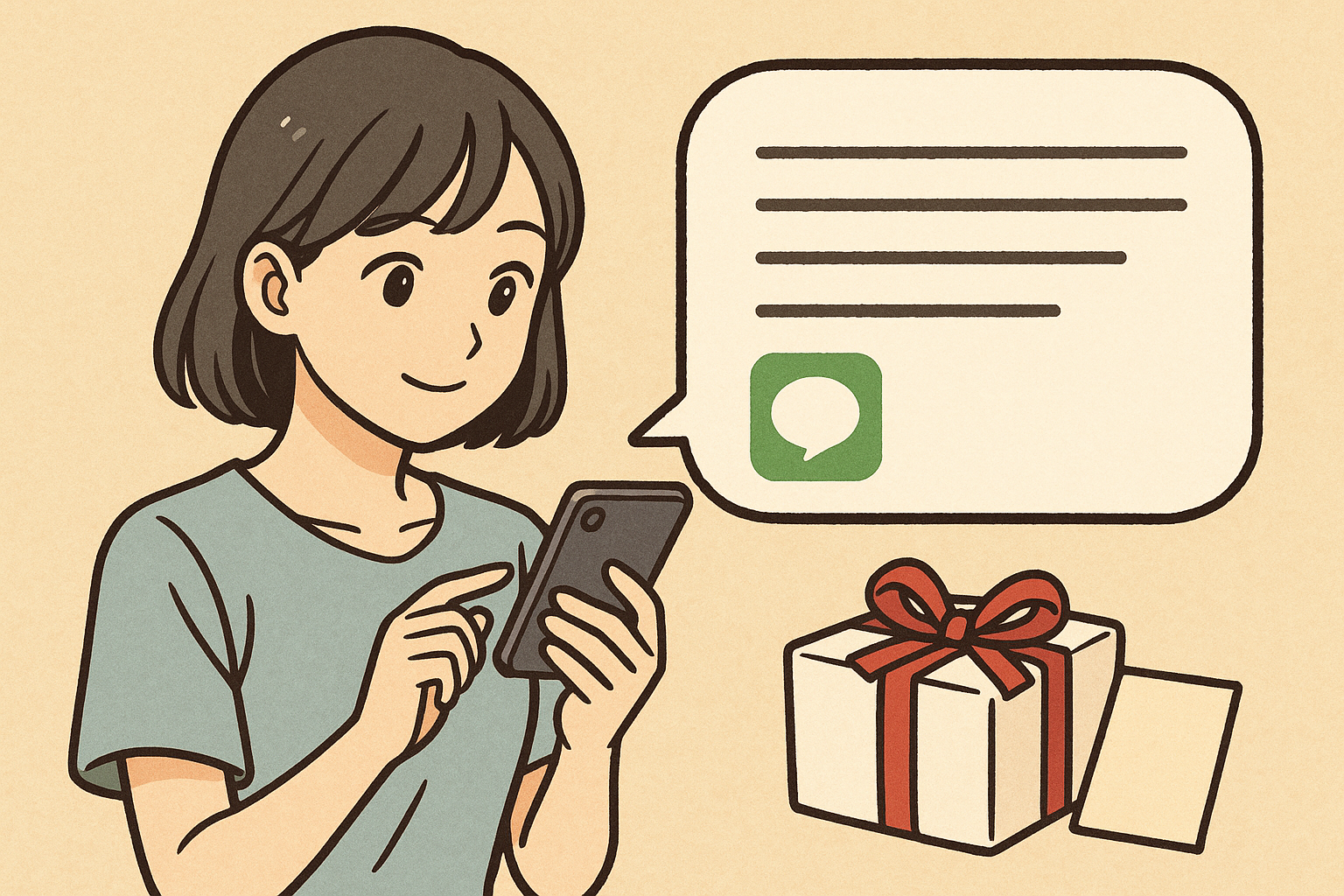 お中元のお礼LINE例文まとめ｜失礼になりにくい相手別の使い分けと短文テンプレ