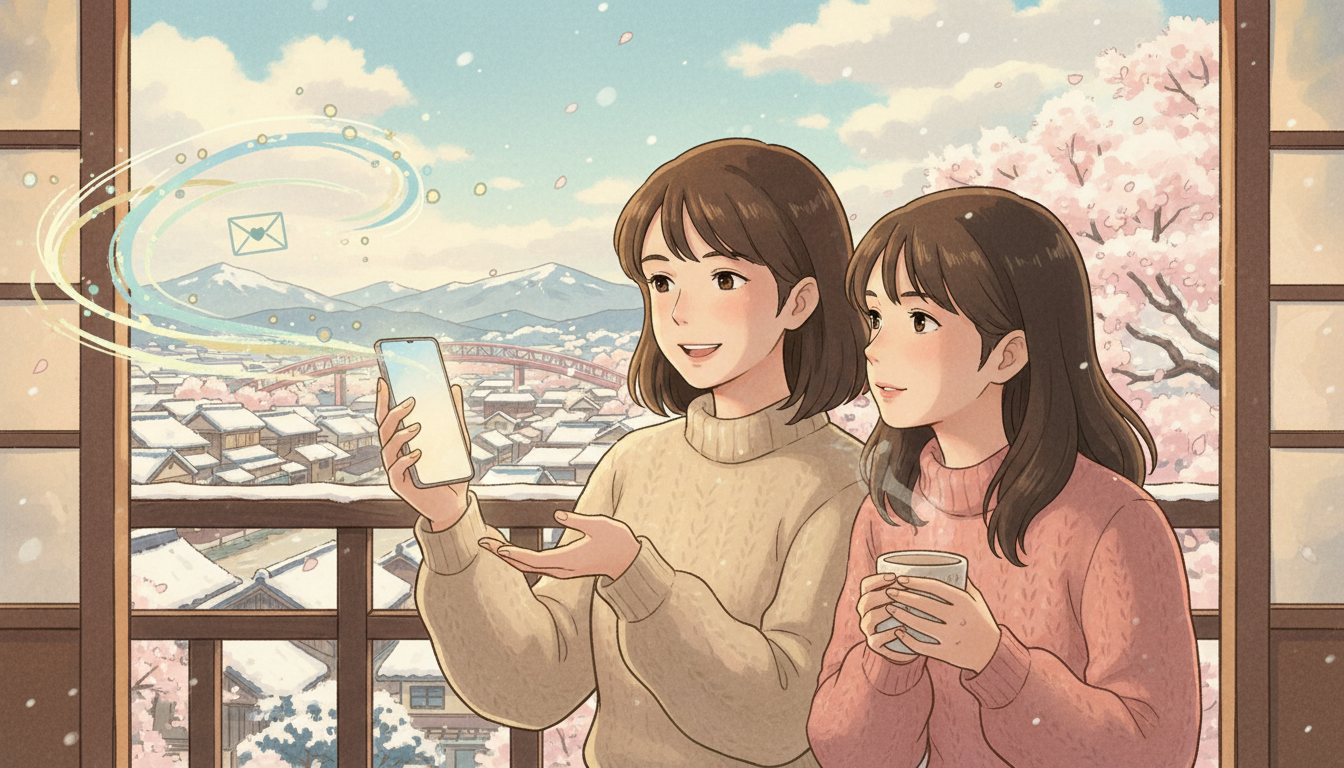 久しぶりの友達に送る具体的なあけおめLINE例文