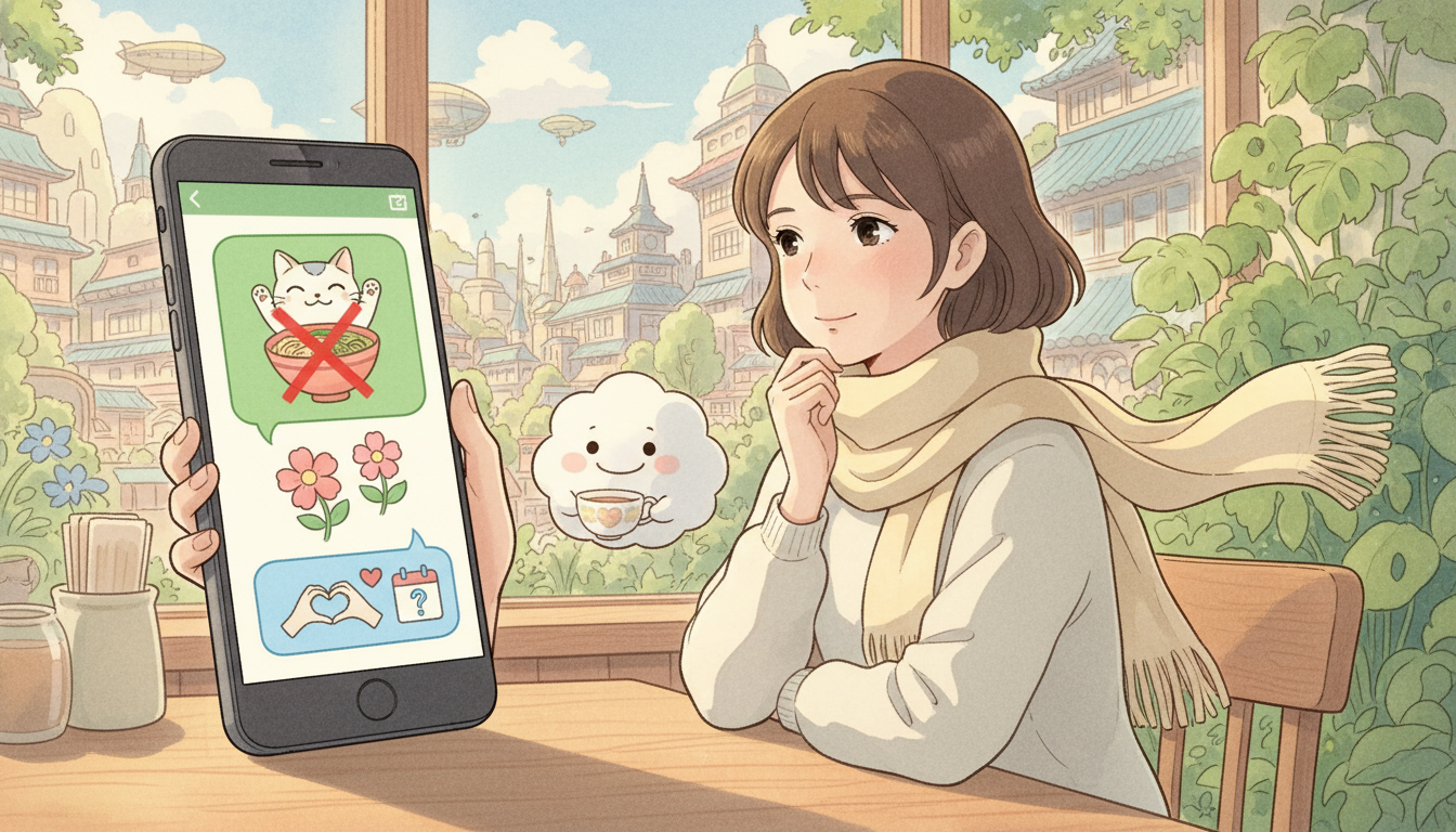 LINEでご飯の誘いをやわらかく断るための結論