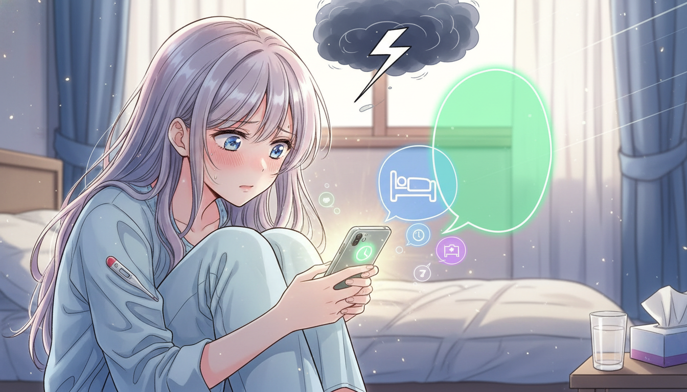 当日欠勤のLINE連絡で押さえるべきマナーと理由