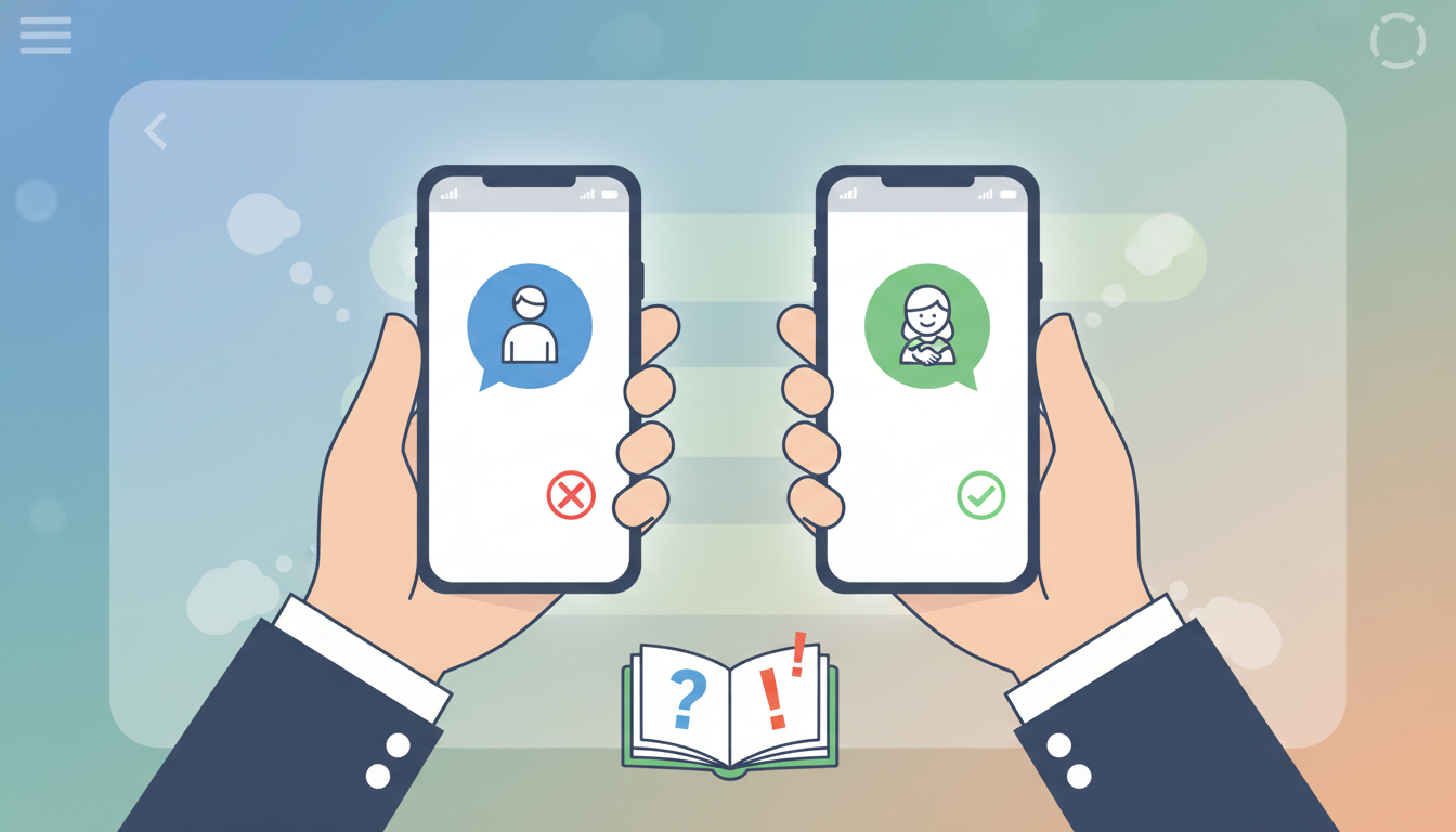 LINEで退職連絡をする際の基本的な考え方