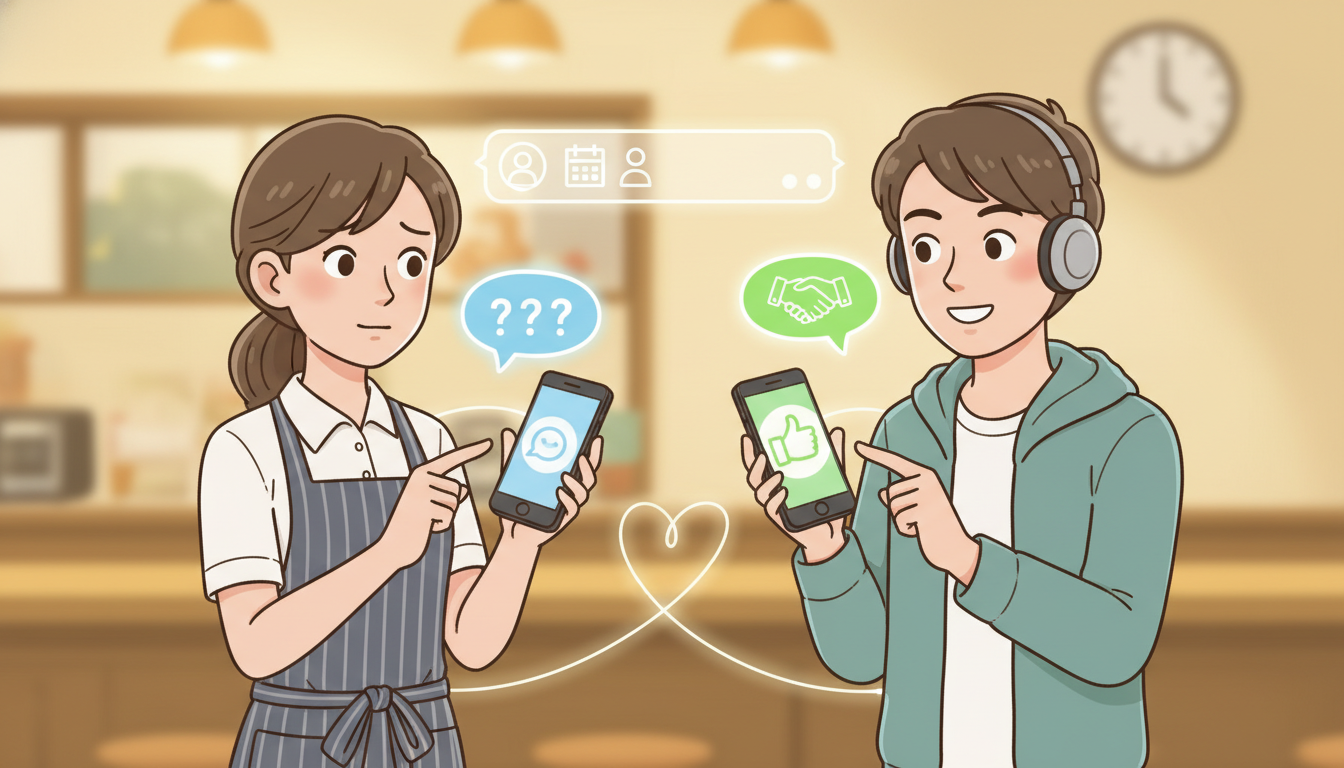 結論：バイト代わりを探すLINE例文のお願いの仕方