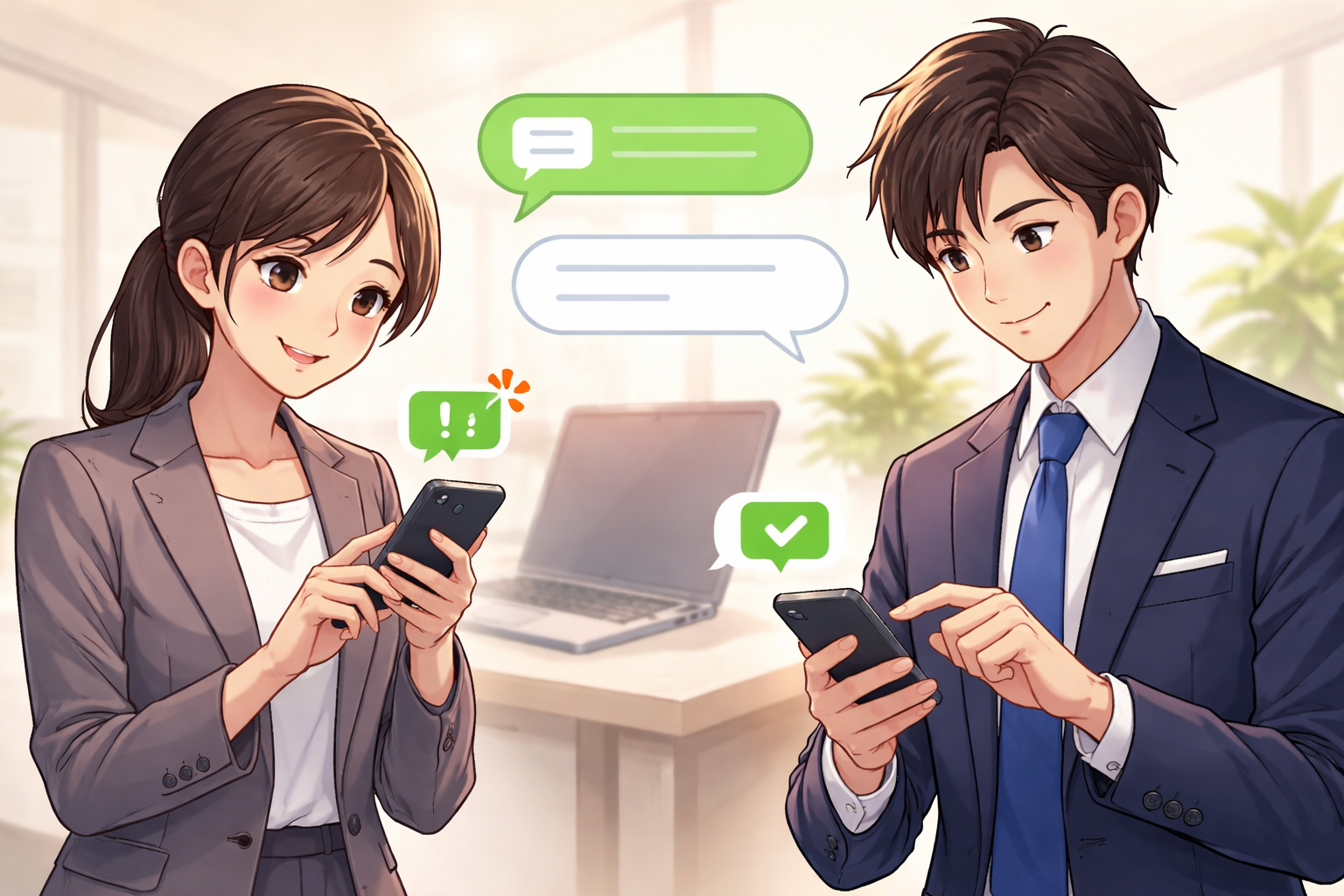 ビジネスで「ラインで失礼します」を使うなら、前置き＋用件短めが無難です